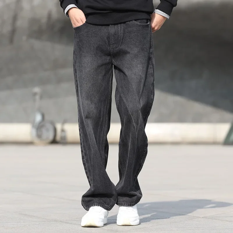 Men's 2024 Spring and Autumn New Streetwear Baggy Jeans Fashion Loose Straight Wide Leg Pants Simple Casual Straight Leg Pants
Men's 2024 Spring and Autumn New Streetwear Baggy Jeans Fashion Loose Straight Wide Leg Pants Simple Casual Straight Leg Pants