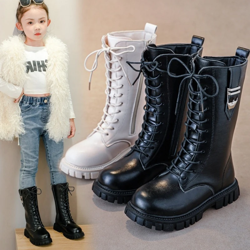 Child Snow Boot2025autumn Winter New High Top Fleece Warm Boot British Style Anti Slip Girl Fashion Boots Women Versatile Boots
Child Snow Boot2025autumn Winter New High Top Fleece Warm Boot British Style Anti Slip Girl Fashion Boots Women Versatile Boots