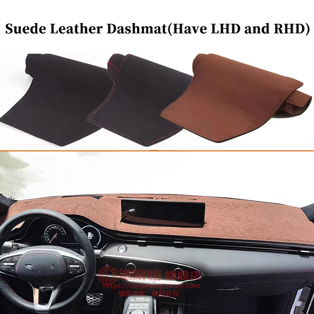 for Genesis GV70 JK1 EV 2020 - 2025 2021 2022 2023 2024 Suede Leather Dashmat Dashboard Cover Dash Mat Car-styling Accessories
for Genesis GV70 JK1 EV 2020 - 2025 2021 2022 2023 2024 Suede Leather Dashmat Dashboard Cover Dash Mat Car-styling Accessories