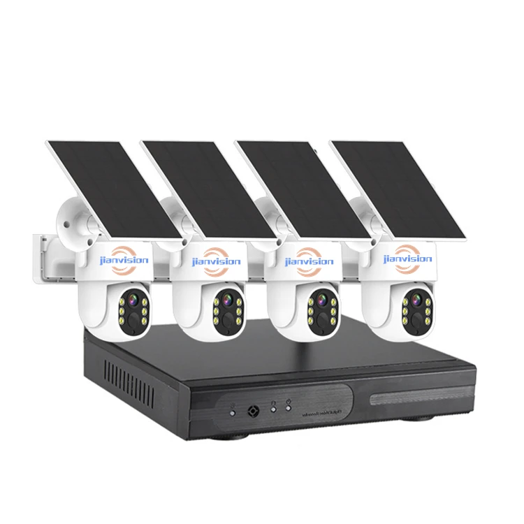 Jianvision 4CH Complete Solar-Powered Outdoor H.264 Security Camera System Night Vision Wireless CCTV Wifi Operated EseeCloud
Jianvision 4CH Complete Solar-Powered Outdoor H.264 Security Camera System Night Vision Wireless CCTV Wifi Operated EseeCloud