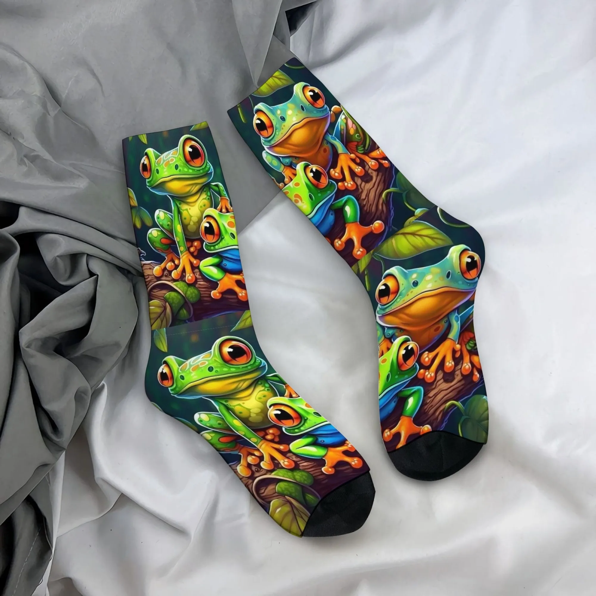 Cool Stylish Men's Socks with Crazy Frog Print Retro Cartoon Harajuku Non-slip Durable Socks for Outdoor Adventure Sports Socks
Cool Stylish Men's Socks with Crazy Frog Print Retro Cartoon Harajuku Non-slip Durable Socks for Outdoor Adventure Sports Socks