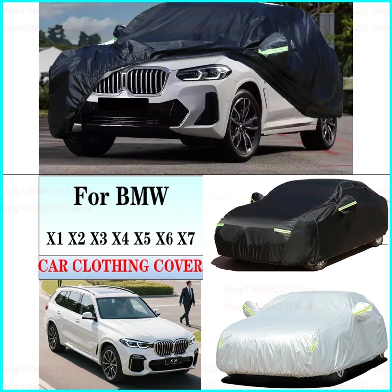 Car Cover For BMW X1 X2 X3 X5 X6 X7 Dust-proof Car Protective Cover,Auto Dustproof Anti-Rain Snow Waterproof Car Accessories
Car Cover For BMW X1 X2 X3 X5 X6 X7 Dust-proof Car Protective Cover,Auto Dustproof Anti-Rain Snow Waterproof Car Accessories