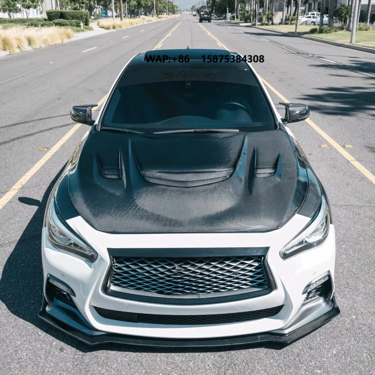 MRD Demon Style V5 Carbon Hood for Q50 2014+ Q60 2017+ Demon Style Carbon Fiber Hood Honeycomb
MRD Demon Style V5 Carbon Hood for Q50 2014+ Q60 2017+ Demon Style Carbon Fiber Hood Honeycomb