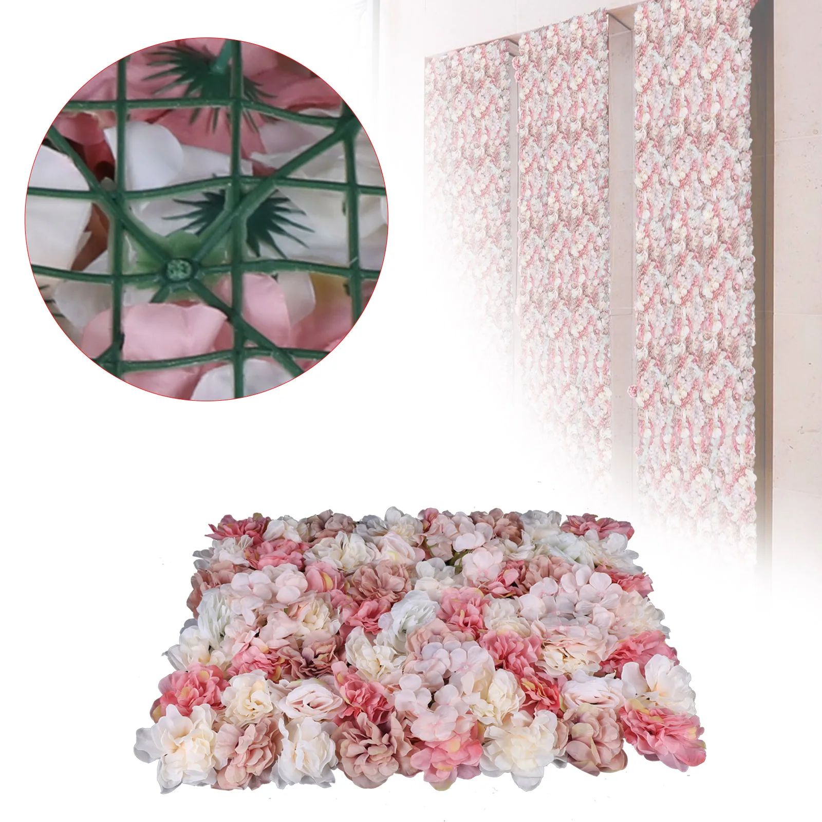 Artificial Flower Wall Panel Set, 6 Pcs Silk Fabric & Plastic Mesh, Garden Decoration, Realistic Flower Backdrop
Artificial Flower Wall Panel Set, 6 Pcs Silk Fabric & Plastic Mesh, Garden Decoration, Realistic Flower Backdrop