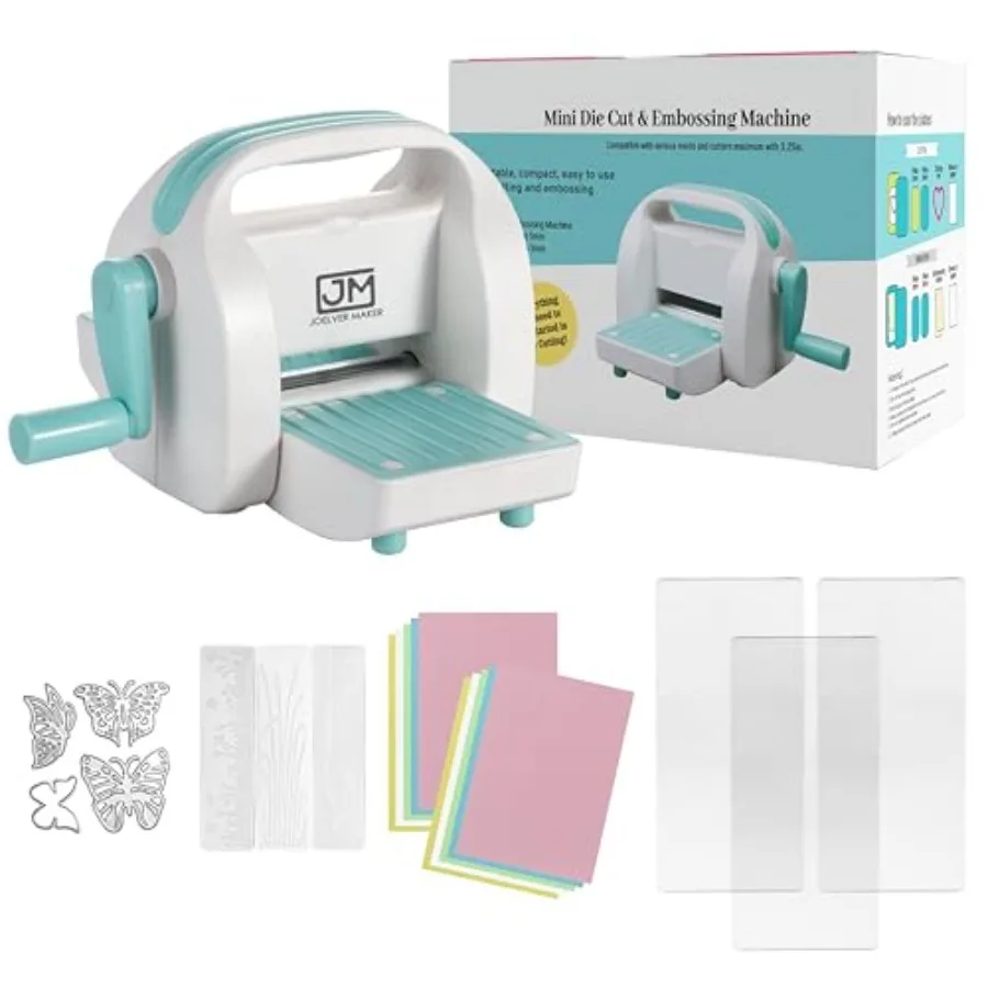 Mini Die Cutting and Embossing Machine by, 3 Inch Opening, Scrapbooking Starter Kit Blue
Mini Die Cutting and Embossing Machine by, 3 Inch Opening, Scrapbooking Starter Kit Blue