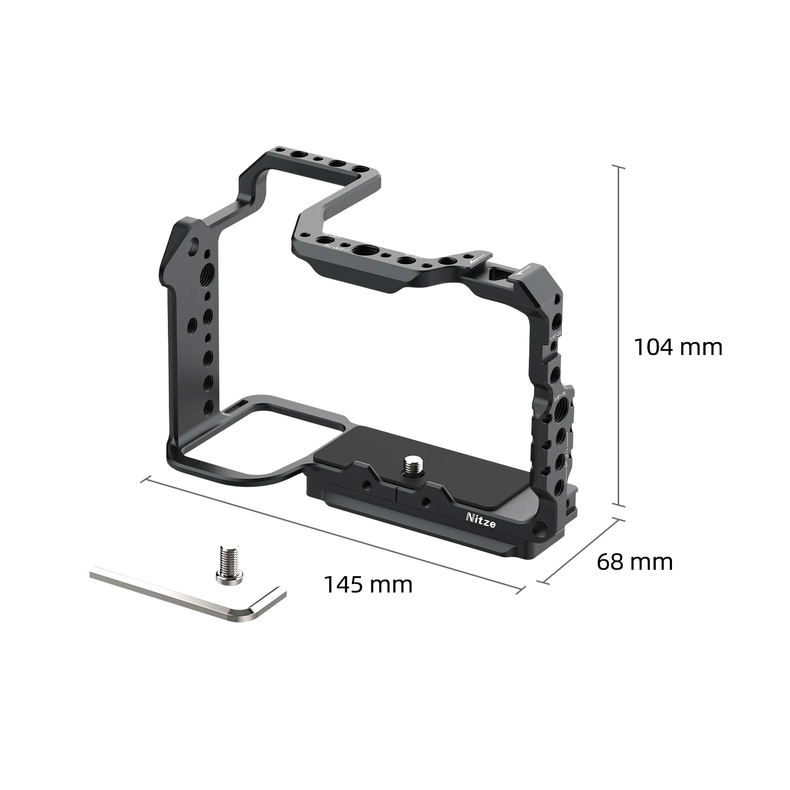 Nitze Full Cage for Sony FX2 Camera Accessory T-S16A
Nitze Full Cage for Sony FX2 Camera Accessory T-S16A