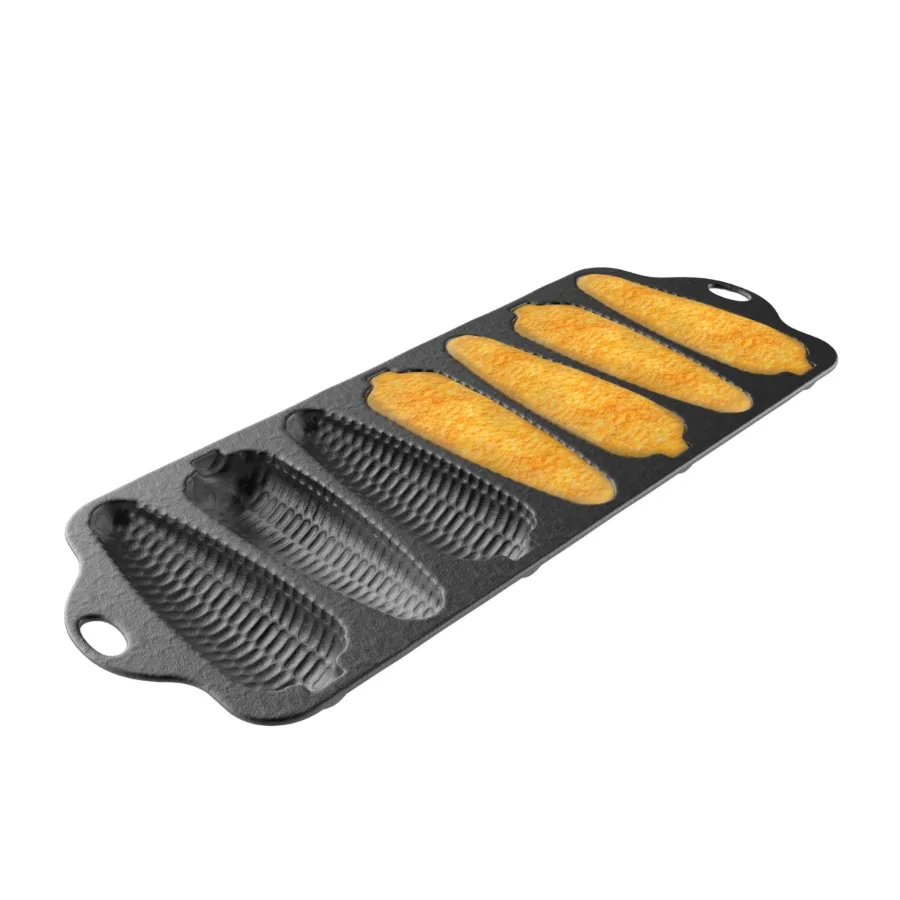 Cast Iron Cornbread Pan-Pre-Seasoned Bakeware with 7 Corncob Sticks-Compatible with Oven Stovetop Induction Grill and Campfires
Cast Iron Cornbread Pan-Pre-Seasoned Bakeware with 7 Corncob Sticks-Compatible with Oven Stovetop Induction Grill and Campfires
