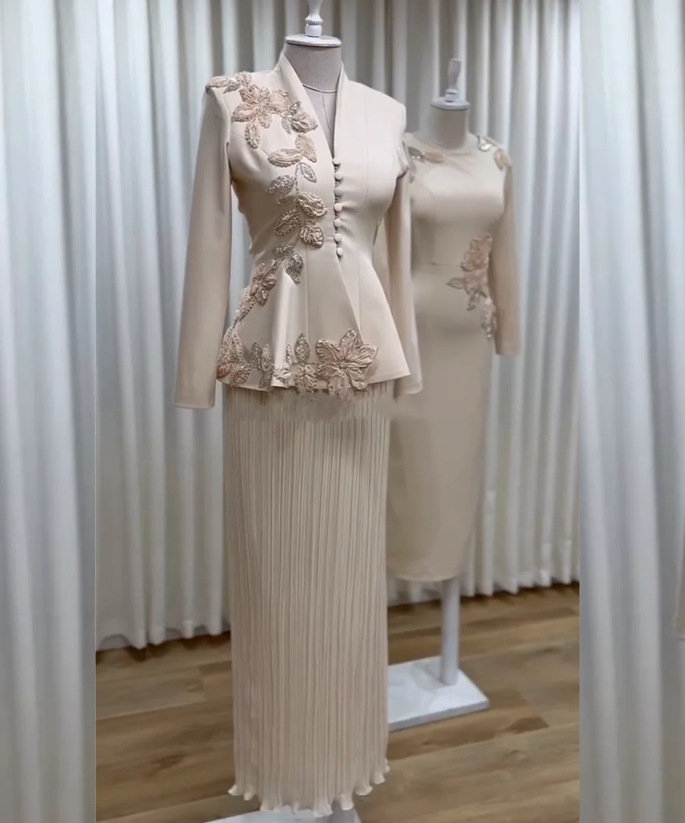 Customized Sparkle Jersey Pleat Sequined Pattern Straight V-neck Long Bespoke Occasion Evening Dresses High Quality
Customized Sparkle Jersey Pleat Sequined Pattern Straight V-neck Long Bespoke Occasion Evening Dresses High Quality