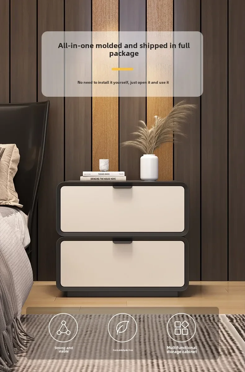 Solid wood bedside table small light luxury high sense simple modern cream style bedroom household bedside
Solid wood bedside table small light luxury high sense simple modern cream style bedroom household bedside
