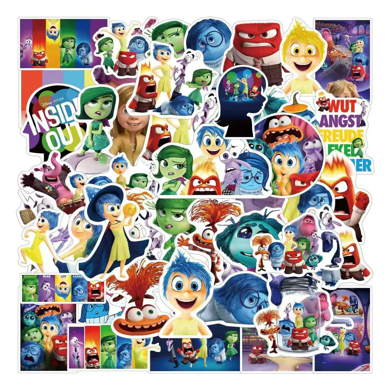 50pcs Inside Out Cartoon Graffiti Stickers Waterproof Diy Decals For Phone Laptop Glasses Case Luggage Notebook Thermos Decor
50pcs Inside Out Cartoon Graffiti Stickers Waterproof Diy Decals For Phone Laptop Glasses Case Luggage Notebook Thermos Decor
