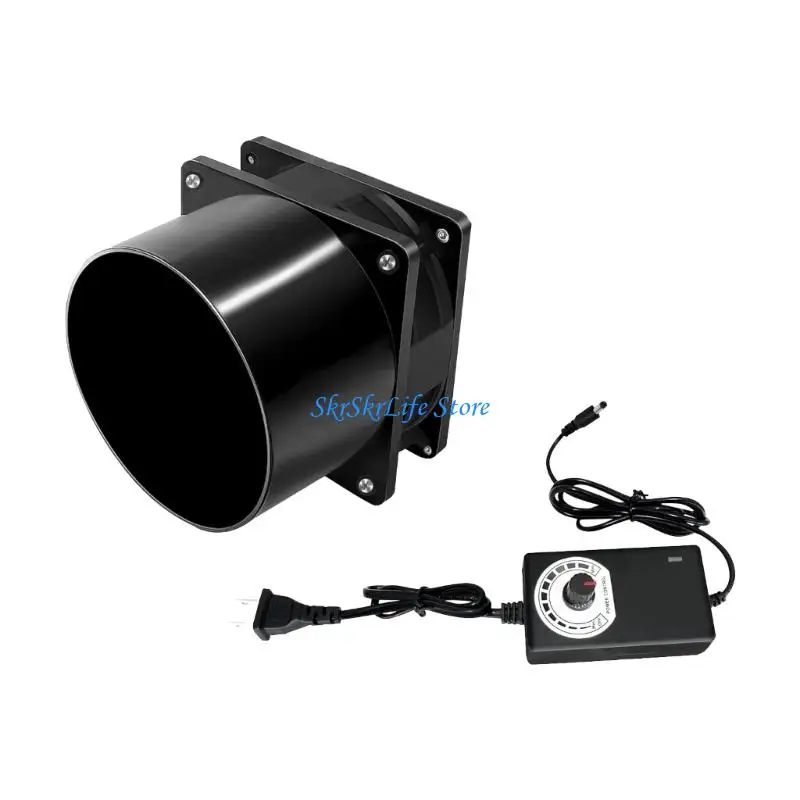 E65E Exhaust Fan Square To Round Duct Fan 3000RPM For Ventilation In 3D Printing Enclosure Grow Tent Bathroom Kitchen
E65E Exhaust Fan Square To Round Duct Fan 3000RPM For Ventilation In 3D Printing Enclosure Grow Tent Bathroom Kitchen