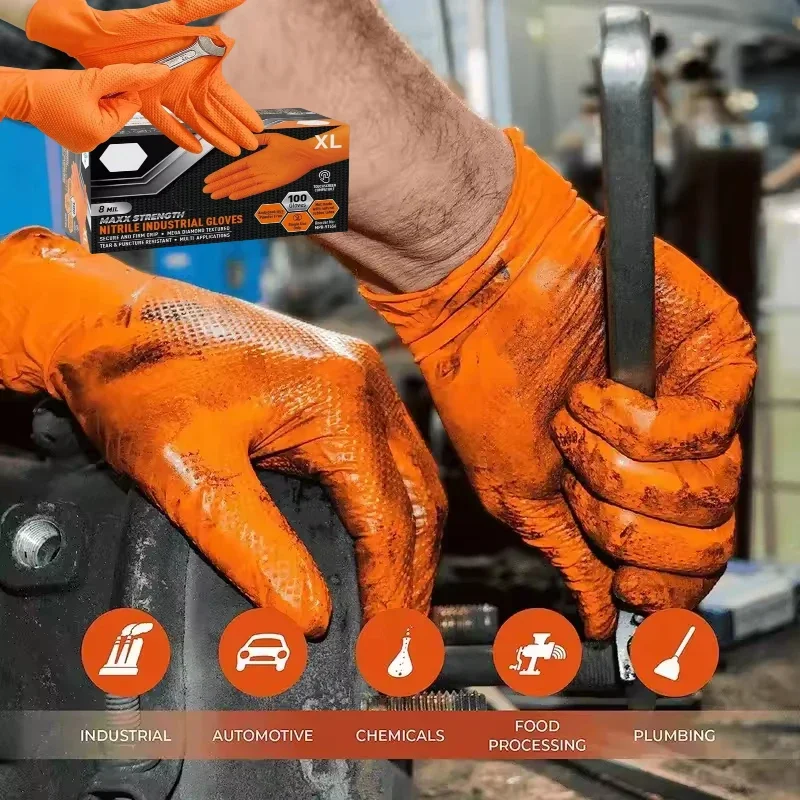 Safety & Work Gloves Non-slip Durable Industrial Gloves Household Clean Latex Coating Gloves 50pcs Thickened Nitrile Mechanic
Safety & Work Gloves Non-slip Durable Industrial Gloves Household Clean Latex Coating Gloves 50pcs Thickened Nitrile Mechanic