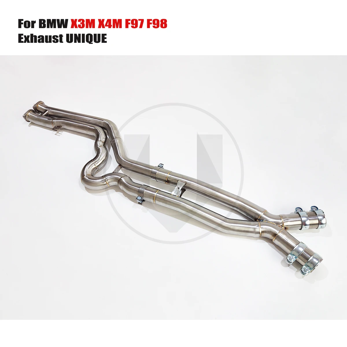 UNIQUE Designs BMW f97 F98 X3M X4M S58 3.0T Twist Tube midpipe exhaust ss304 equal length exhaust pipe
UNIQUE Designs BMW f97 F98 X3M X4M S58 3.0T Twist Tube midpipe exhaust ss304 equal length exhaust pipe