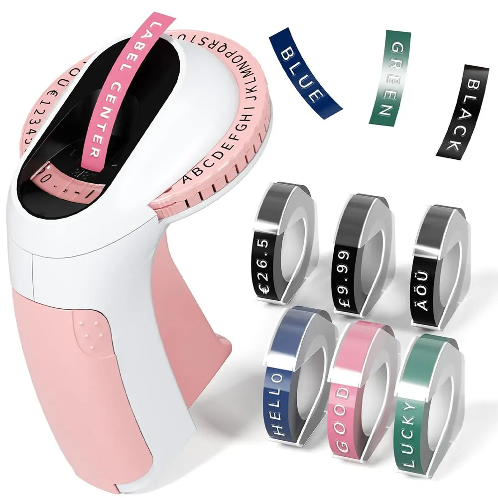 E975 Embossed Label Printer, 3D Label Machine, includes 6 rolls of label tape, suitable for DIY projects and gift making.
E975 Embossed Label Printer, 3D Label Machine, includes 6 rolls of label tape, suitable for DIY projects and gift making.
