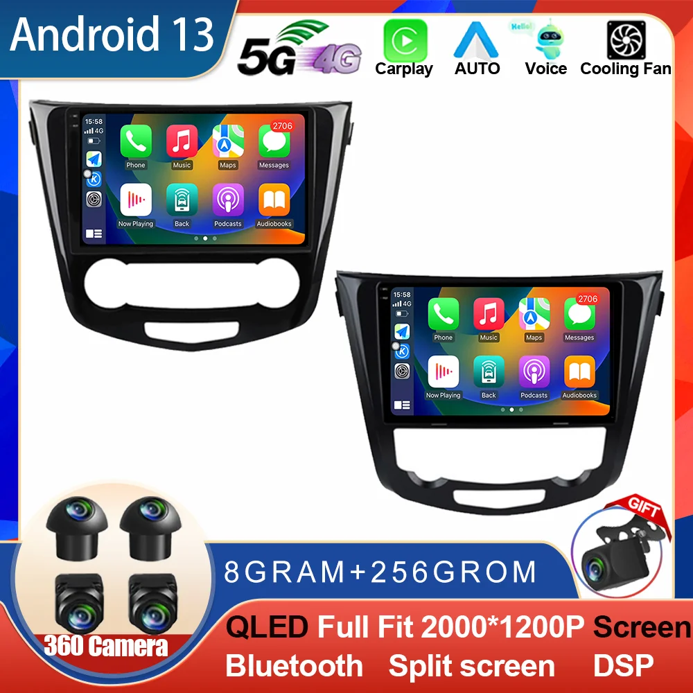 Android 14 Carplay Auto For Nissan X-Trail Xtrail 3 T32 2013 - 2017 Car Radio GPS Multimedia Video Player Stereo 360 Camera DSP
Android 14 Carplay Auto For Nissan X-Trail Xtrail 3 T32 2013 - 2017 Car Radio GPS Multimedia Video Player Stereo 360 Camera DSP