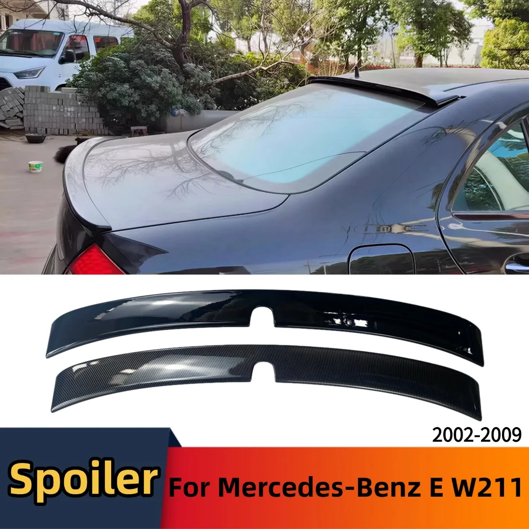 Для Mercedes-Benz E-класса W211 (4-дверный, 2002-2009) — Дефлектор воздухозаборника, накладка на багажник, задний спойлер на крышу, тюнинг-аксессуары для стайлинга
Для Mercedes-Benz E-класса W211 (4-дверный, 2002-2009) — Дефлектор воздухозаборника, накладка на багажник, задний спойлер на крышу, тюнинг-аксессуары для стайлинга