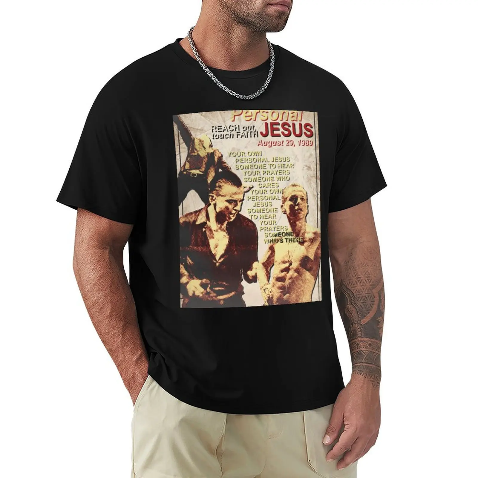 dave gahan personal jesus T-Shirt man t shirt summer tops blue lock mens t shirts
dave gahan personal jesus T-Shirt man t shirt summer tops blue lock mens t shirts
