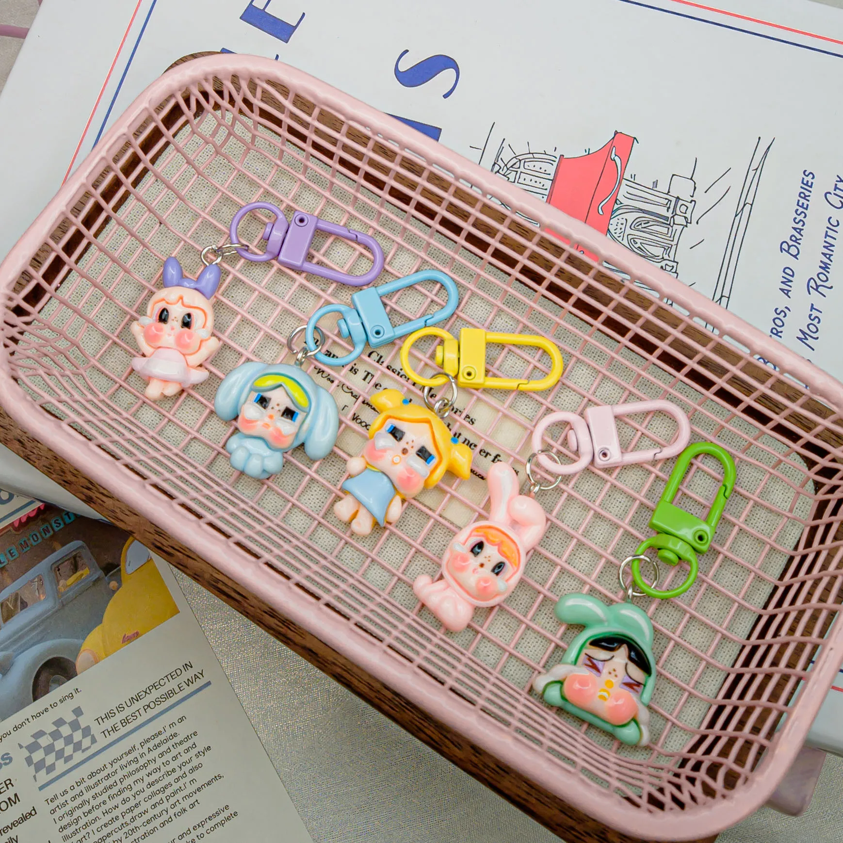 Crybaby Cartoon Keychain Cute Cartoon Girl Shoes and Clothing Girl School Bag Pendant Mobile Phone Hanger
Crybaby Cartoon Keychain Cute Cartoon Girl Shoes and Clothing Girl School Bag Pendant Mobile Phone Hanger