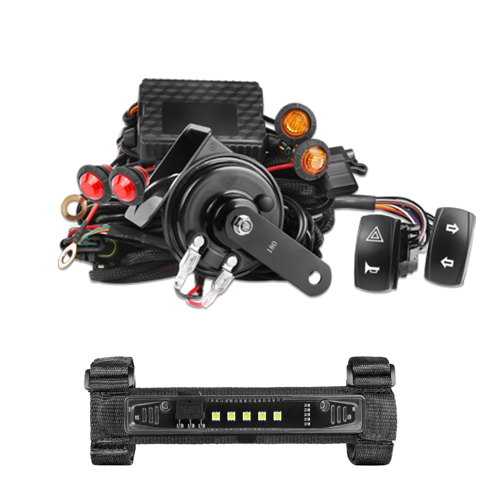 For Honda Pioneer 1000 / 1000-5 UTV Turn Signal Kit with 110dB Horn Blinker Street Legal Turn Signal Universal Interior Lighting
For Honda Pioneer 1000 / 1000-5 UTV Turn Signal Kit with 110dB Horn Blinker Street Legal Turn Signal Universal Interior Lighting