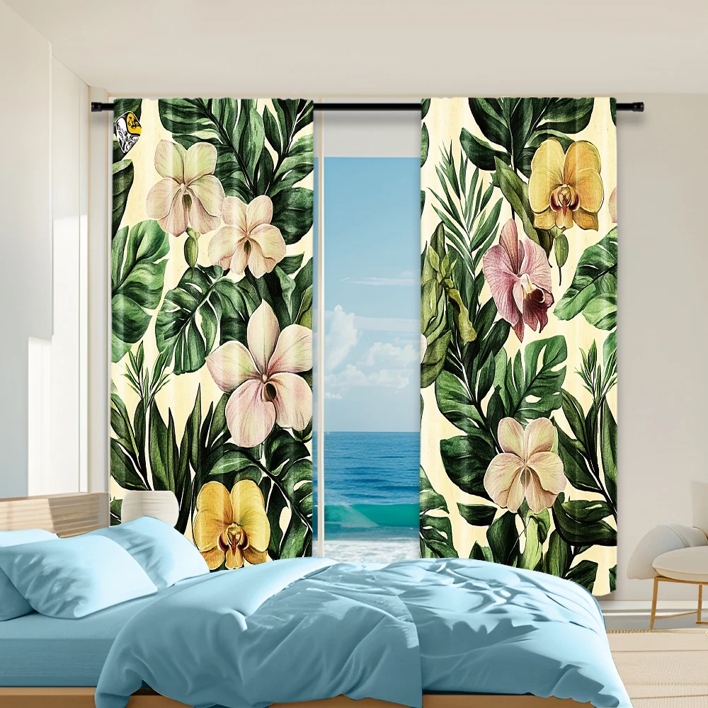 2 pcs, versatile polyester transparent curtains for home decoration Removable_ Green Leaf for use in bedrooms and living rooms
2 pcs, versatile polyester transparent curtains for home decoration Removable_ Green Leaf for use in bedrooms and living rooms