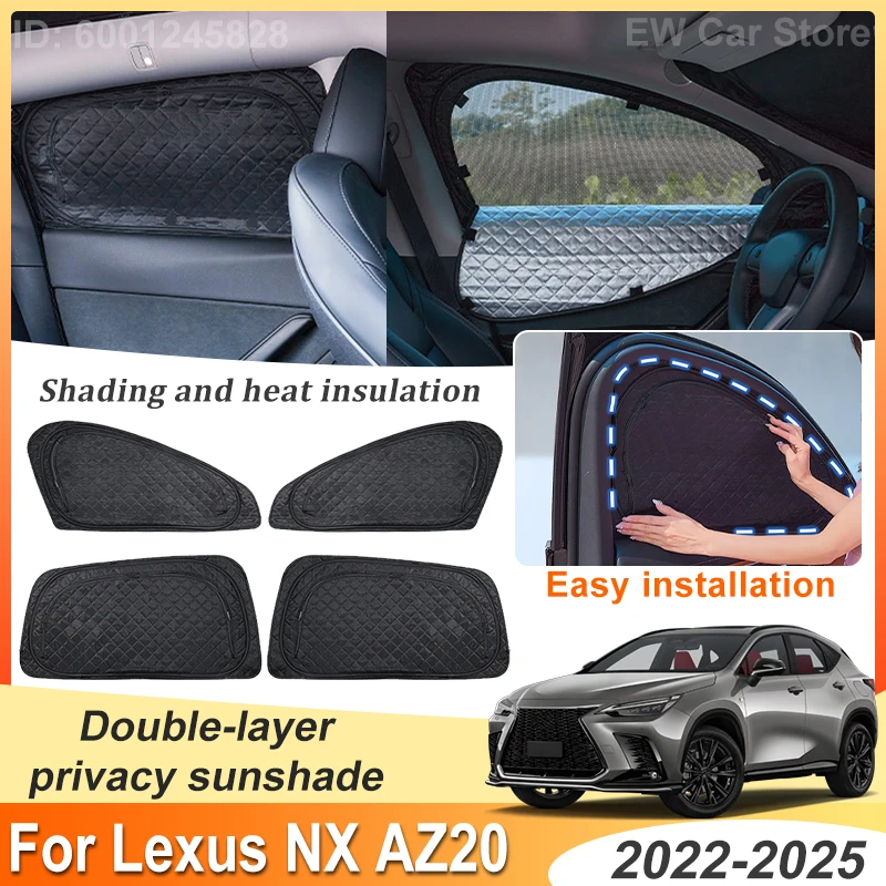 For Lexus NX Accessories MK2 2022 2023 2024 2025 Car Double Layer Mesh Sunshade Sunscreen Window Windshield Sun Shade Visor Part
For Lexus NX Accessories MK2 2022 2023 2024 2025 Car Double Layer Mesh Sunshade Sunscreen Window Windshield Sun Shade Visor Part