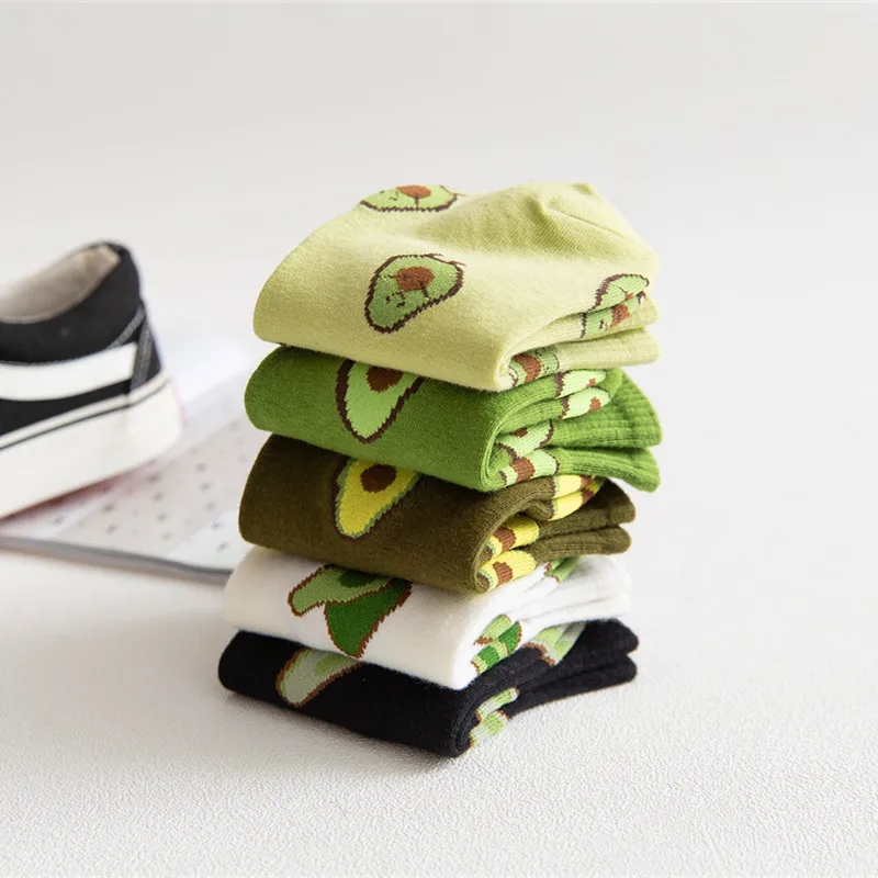 5 pairs of ladies cartoon avocado socks - Spring and summer season breathable exquisite embroidery details
5 pairs of ladies cartoon avocado socks - Spring and summer season breathable exquisite embroidery details