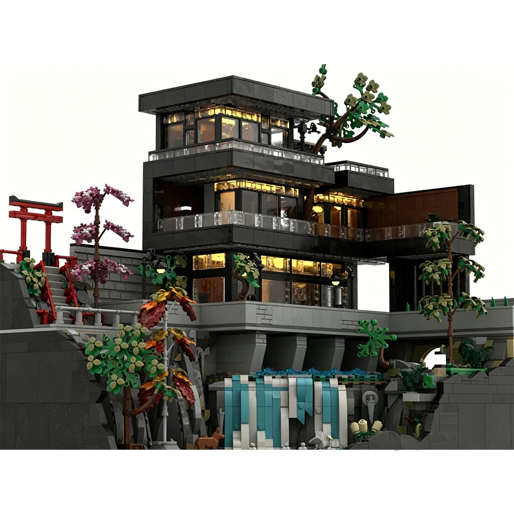 New MOC Modern Japanese Waterfall Villa Model Building Blocks DIY Modular Construction Assembly House Toy Adult Collectible Gift
New MOC Modern Japanese Waterfall Villa Model Building Blocks DIY Modular Construction Assembly House Toy Adult Collectible Gift