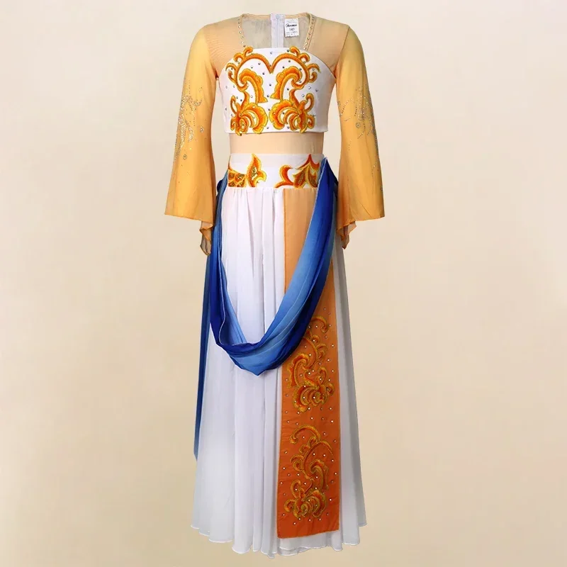 Youth Classical Dance Costume Female Fan Dance Repertory Little Orchid Award Dance Adult 1-piece Set
Youth Classical Dance Costume Female Fan Dance Repertory Little Orchid Award Dance Adult 1-piece Set