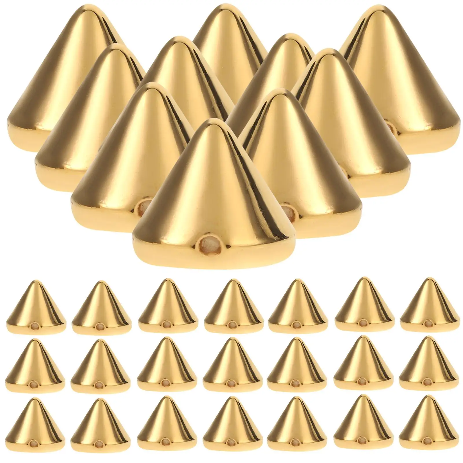 100pcs Golden Rivets Black Spacer Beads Punk Mini Spikes Pyramid Flat Disc for Clothing DIY Bags Embellishment
100pcs Golden Rivets Black Spacer Beads Punk Mini Spikes Pyramid Flat Disc for Clothing DIY Bags Embellishment