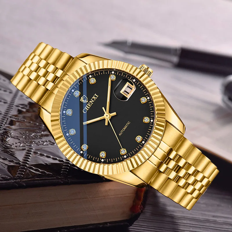Automatic Watches for Man Calendar Luminous Waterproof Mechanical Wristwatches Stainless Steel Band Casual Business Men's Watch
Automatic Watches for Man Calendar Luminous Waterproof Mechanical Wristwatches Stainless Steel Band Casual Business Men's Watch