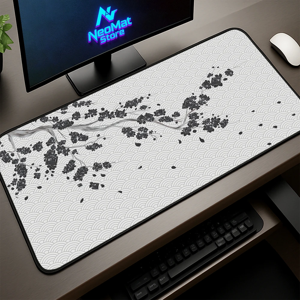 Large Mouse Mat Sakura Grey Desk Mat Cherry Blossom Mouse Pad Japan Wave Desk Carpet 60x120 Mousepad 1000x500 Mm Pc Decoration
Large Mouse Mat Sakura Grey Desk Mat Cherry Blossom Mouse Pad Japan Wave Desk Carpet 60x120 Mousepad 1000x500 Mm Pc Decoration