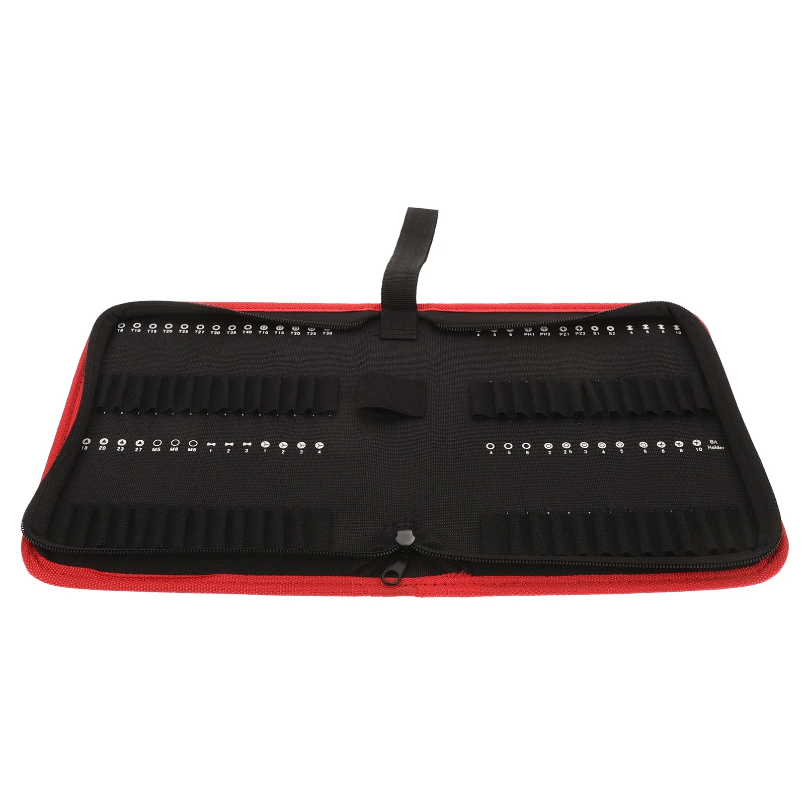 55Pcs Drill Bit Storage Bag Heavy Duty Oxford Cloth Tool Pouch with Zipper Small Organizer for Hardware Handheld Tool Bag
55Pcs Drill Bit Storage Bag Heavy Duty Oxford Cloth Tool Pouch with Zipper Small Organizer for Hardware Handheld Tool Bag