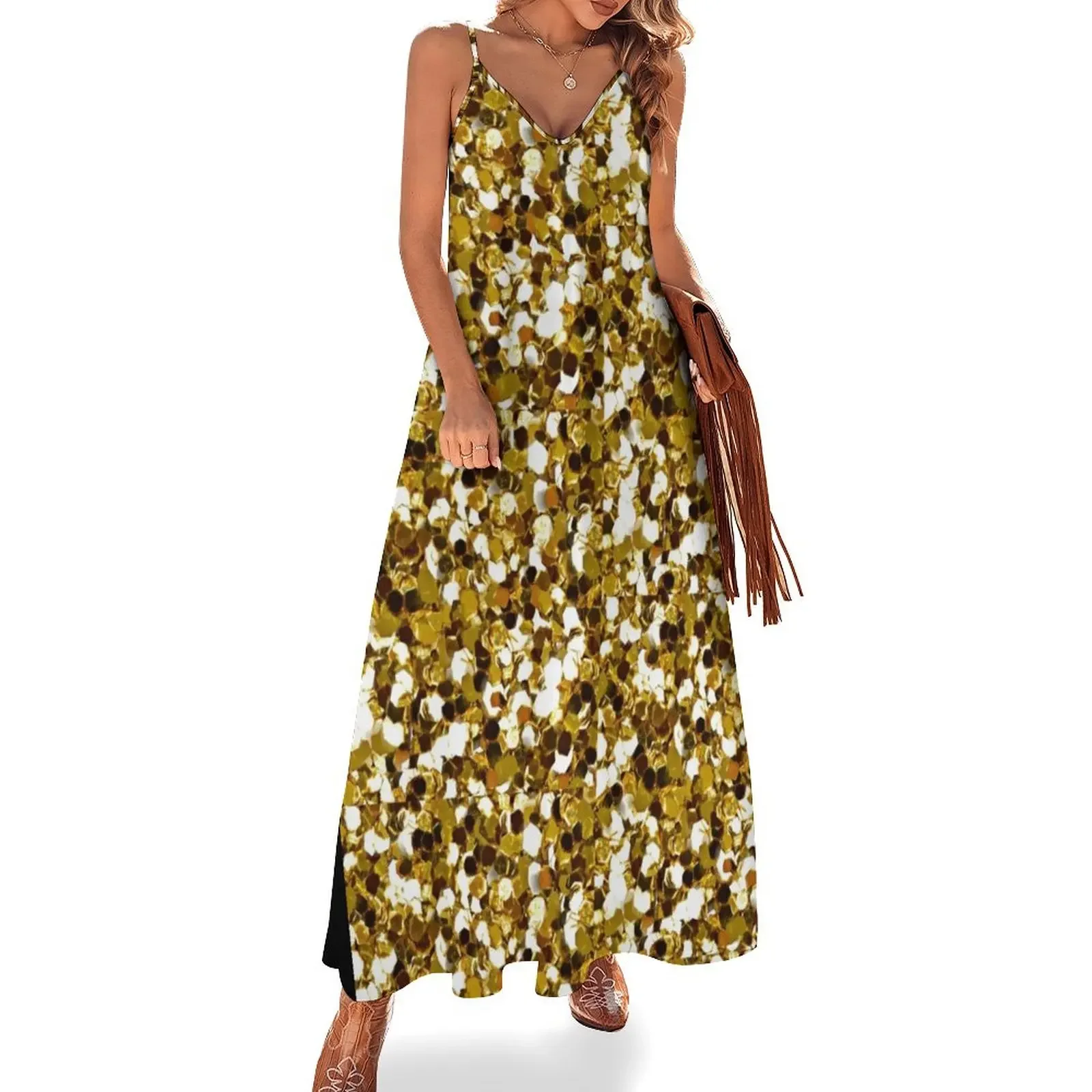 Gold paillette Sleeveless Dress sexy short dresses daring dresses for official occasions Elegant gowns dress women summer Dress
Gold paillette Sleeveless Dress sexy short dresses daring dresses for official occasions Elegant gowns dress women summer Dress
