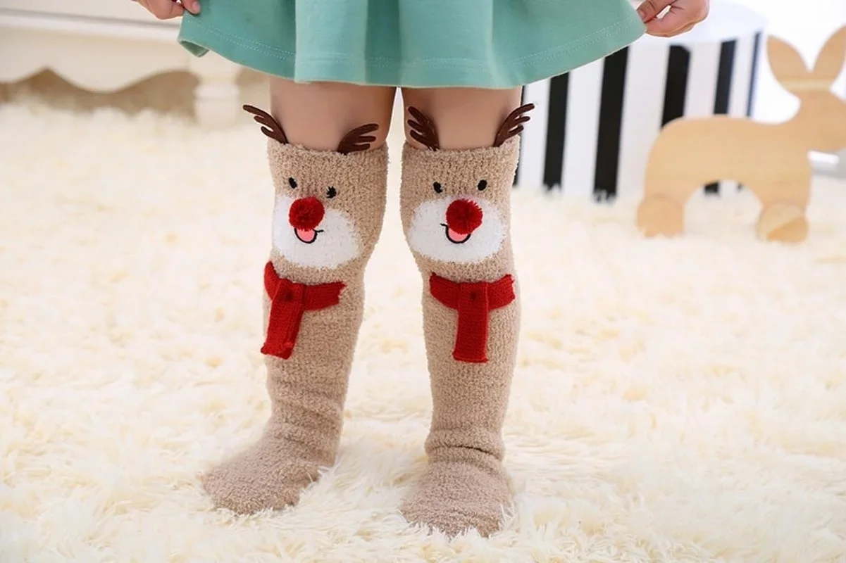 1pair Deer Thickened Floor Socks Thighs SocksStockings Knee High Socks Stocking Keep Warm and Comfortable
1pair Deer Thickened Floor Socks Thighs SocksStockings Knee High Socks Stocking Keep Warm and Comfortable