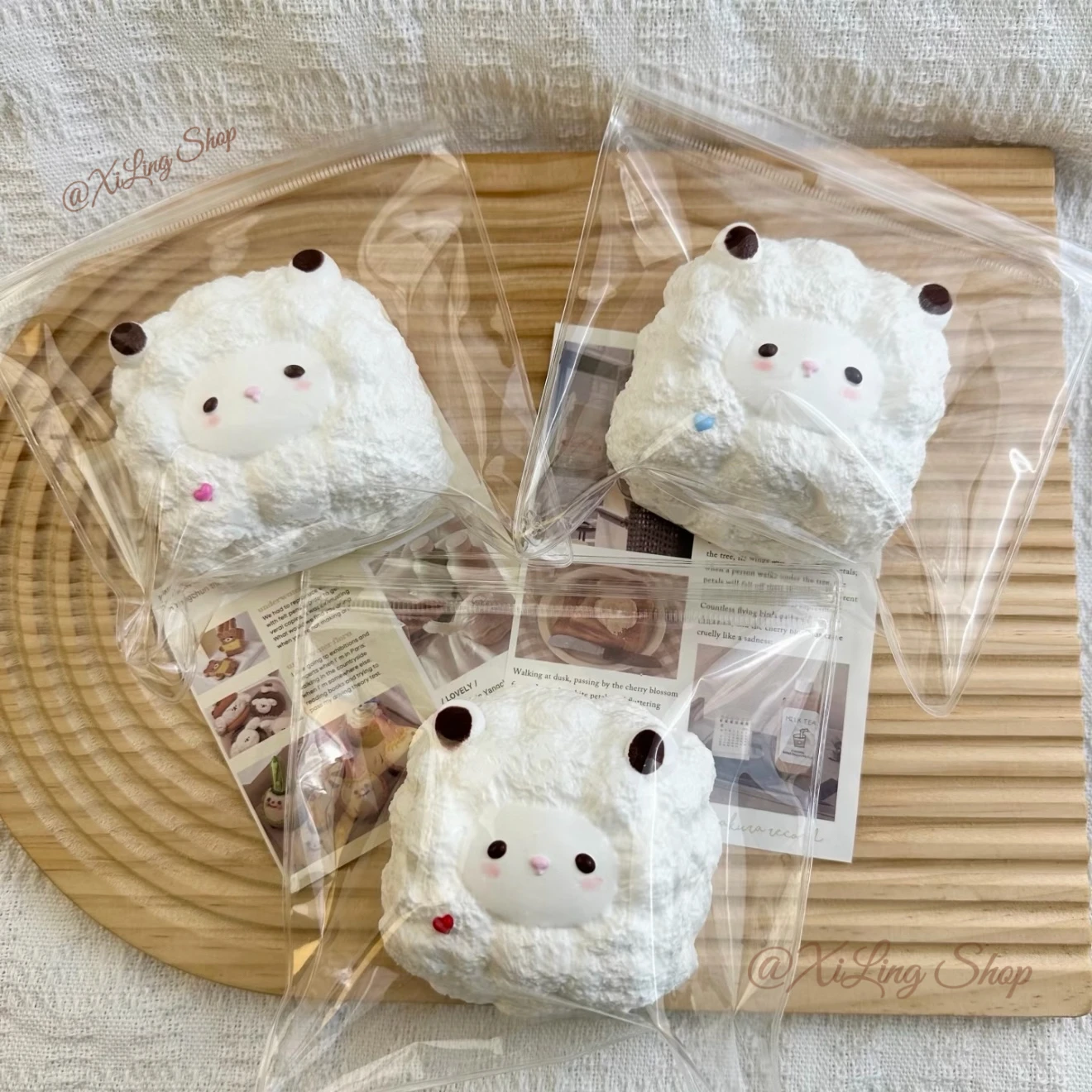 1Pc WATER sensation! Handmade Squishy - Little Lamb shaped to relieve stress - Food Grade Silicone
1Pc WATER sensation! Handmade Squishy - Little Lamb shaped to relieve stress - Food Grade Silicone