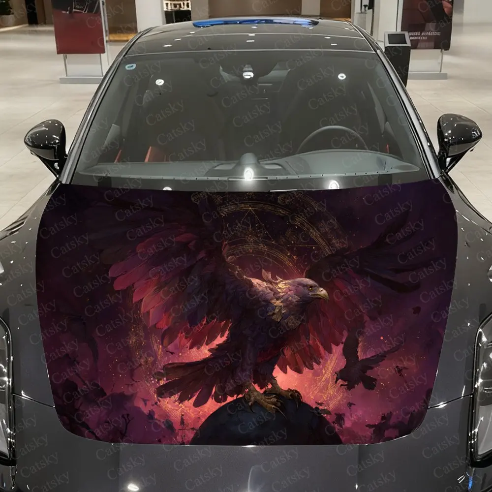 Purple Realm Winged Eagle Car Vinyl Wrap, PVC Waterproof Car Hood Sticker, Self-Adhesive Scratch-Resistant Stickers
Purple Realm Winged Eagle Car Vinyl Wrap, PVC Waterproof Car Hood Sticker, Self-Adhesive Scratch-Resistant Stickers
