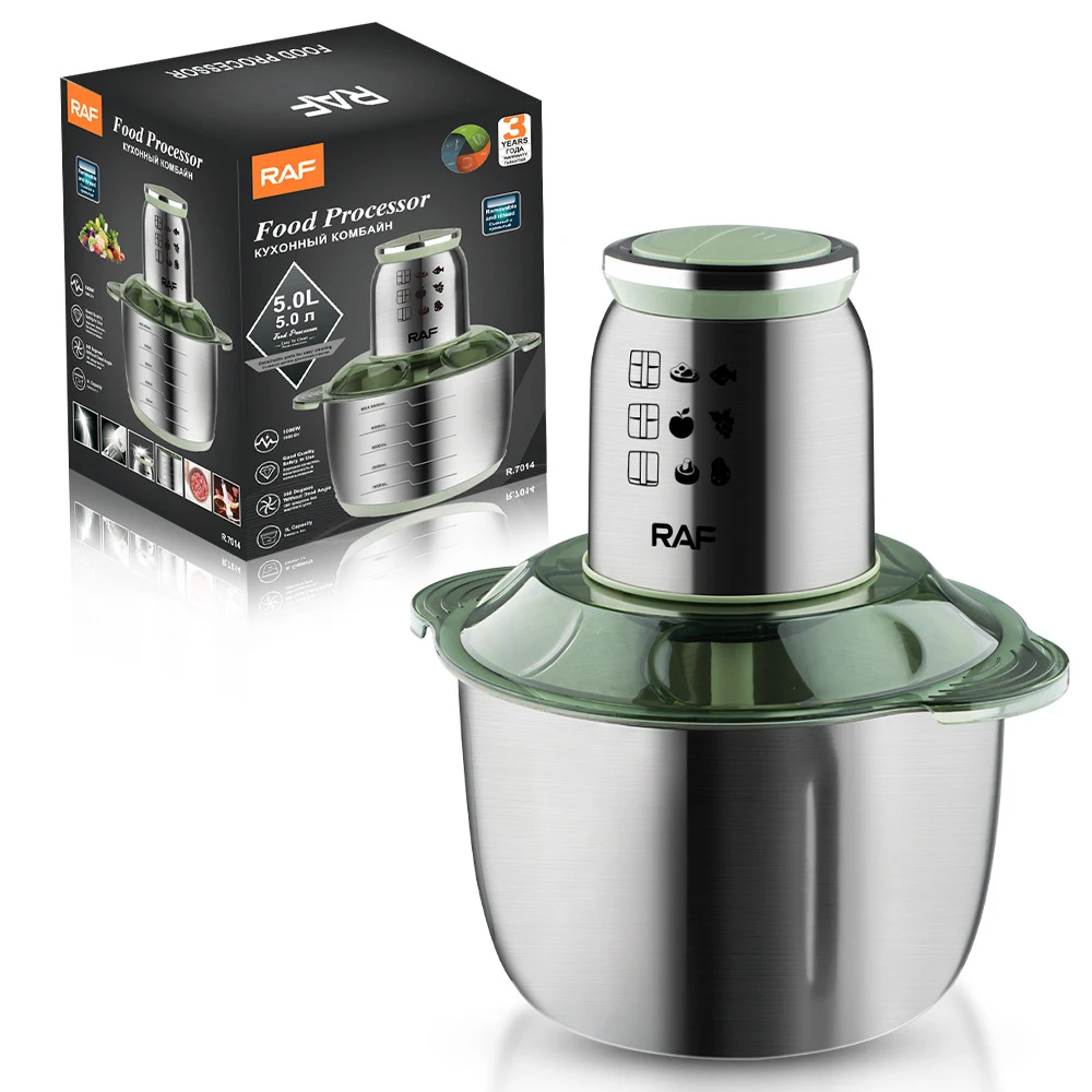5L 1000W Electric Meat Grinder Stainless Steel Chopper Meat Mincer Blender Machine for Kitchen Food Processor Mixer 220V 다지기 분쇄기
5L 1000W Electric Meat Grinder Stainless Steel Chopper Meat Mincer Blender Machine for Kitchen Food Processor Mixer 220V 다지기 분쇄기