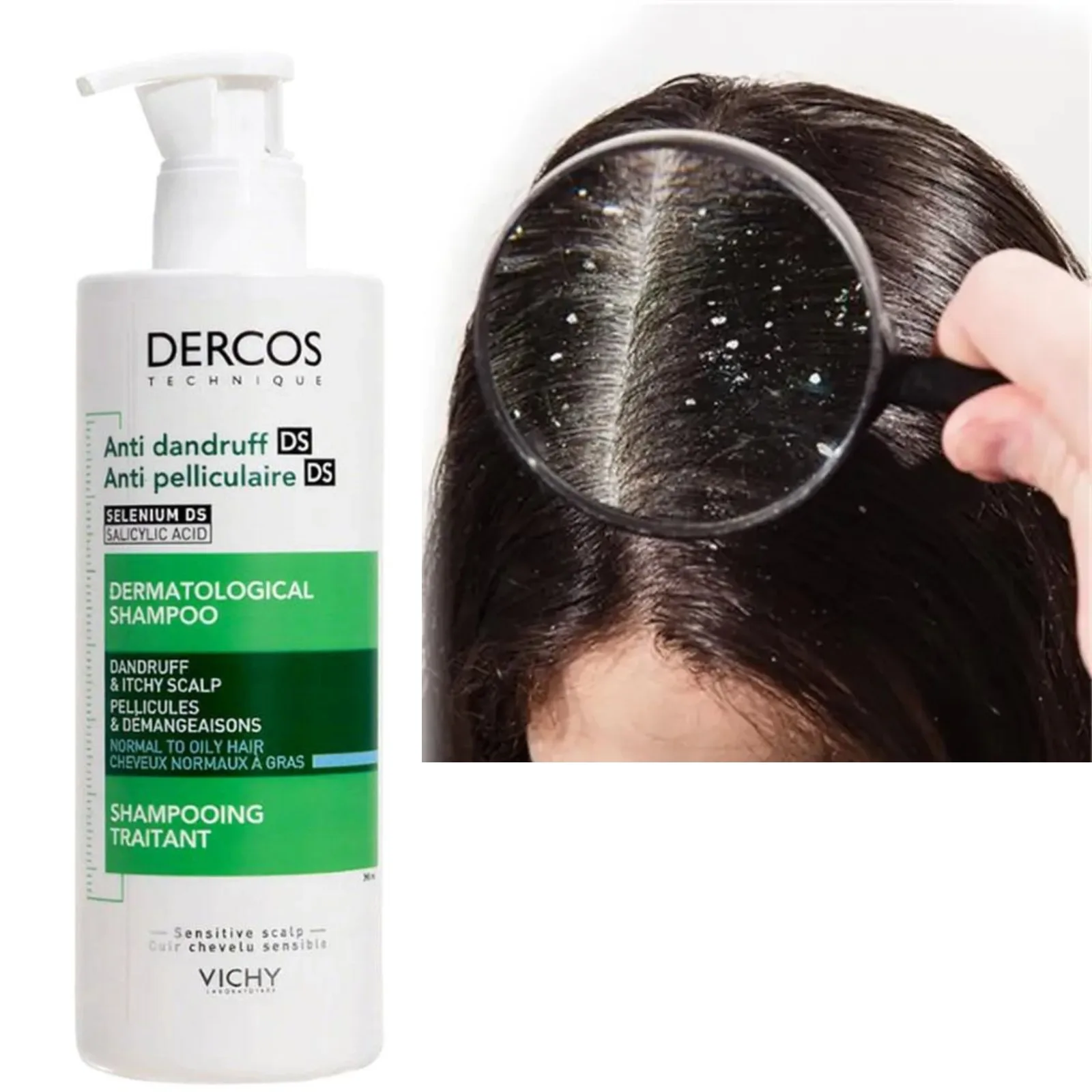 DERCOS Green Anti-Dandruff Shampoo Itching Control Oil Control Repair Shampoo Restore Damaged Hair Dandruff Control Shampoo
DERCOS Green Anti-Dandruff Shampoo Itching Control Oil Control Repair Shampoo Restore Damaged Hair Dandruff Control Shampoo