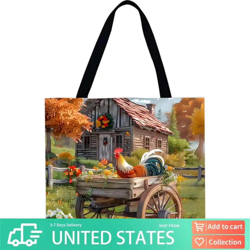 4pcs Farm Linen Tote Bag Handbag Large Capacity Women Shopping Shoulder Bags
4pcs Farm Linen Tote Bag Handbag Large Capacity Women Shopping Shoulder Bags