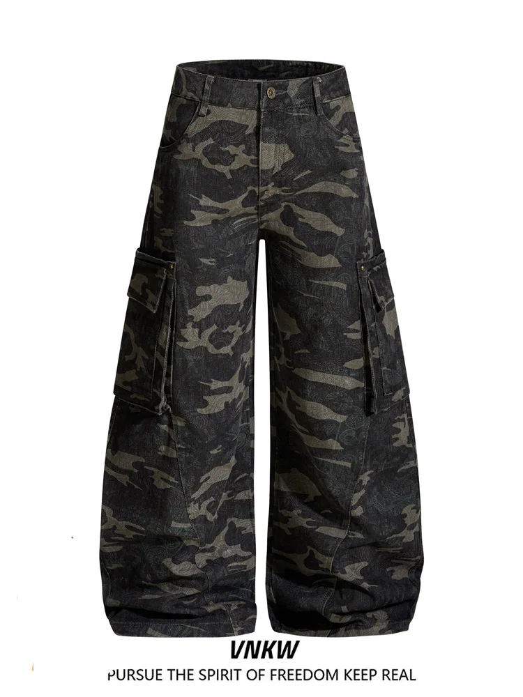 Мужские повседневные брюки-карго в стиле американского стритстайл с камуфляжным принтом, широкие, свободные, для уличной моды и работы
Мужские повседневные брюки-карго в стиле американского стритстайл с камуфляжным принтом, широкие, свободные, для уличной моды и работы