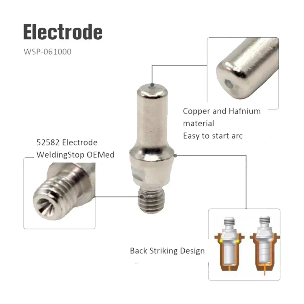 Torch Nozzle Plasma Electrode MT52582 Plasma Torches Tips Nozzles Electrode Tip 1.1mm MT51313P1.1 HighQuality Replacement
Torch Nozzle Plasma Electrode MT52582 Plasma Torches Tips Nozzles Electrode Tip 1.1mm MT51313P1.1 HighQuality Replacement