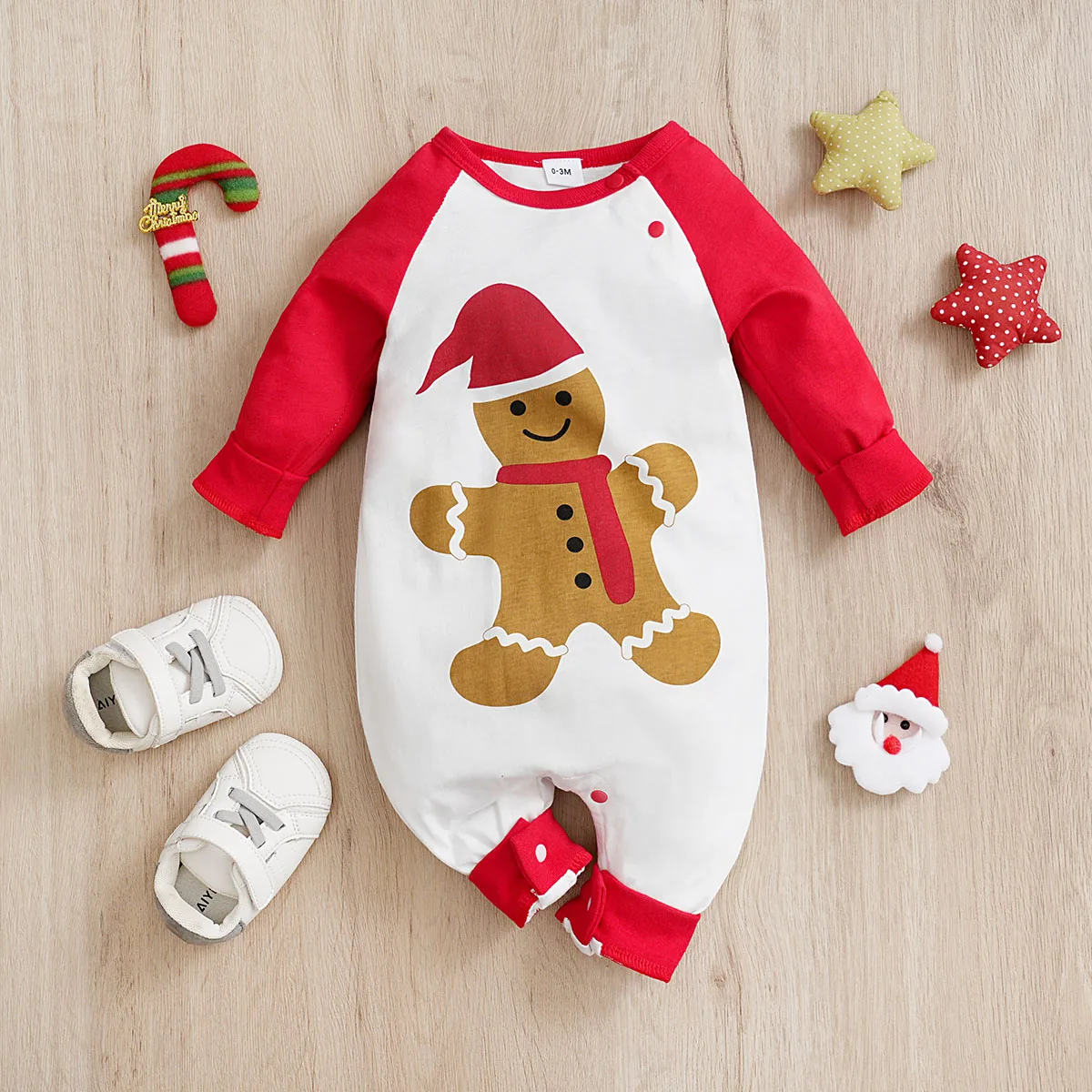 Autumn 0-18 Months Newborn Romper Knitted Merry Christmas Print Clothes 100% Cotton Long Sleeve Comfortable Clothes Boy Girl new
Autumn 0-18 Months Newborn Romper Knitted Merry Christmas Print Clothes 100% Cotton Long Sleeve Comfortable Clothes Boy Girl new