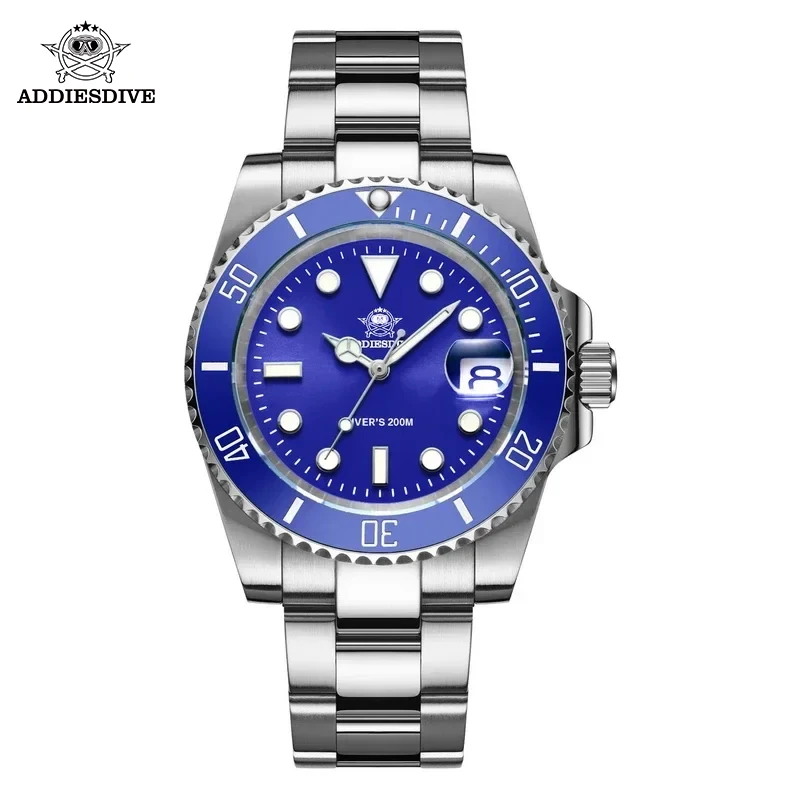 ADDIESDIVE NEW Luxury Stainless Steel Men's Quartz Watch 200M Waterproof Super Luminous Watches Hot selling Outdoor reloj hombre
ADDIESDIVE NEW Luxury Stainless Steel Men's Quartz Watch 200M Waterproof Super Luminous Watches Hot selling Outdoor reloj hombre