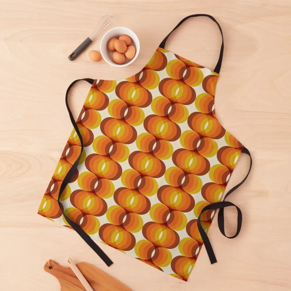 Orange, Brown, and Ivory Retro 1960s Wavy Pattern Apron Women's Home Clothes Kitchen Apras For Women Apron
Orange, Brown, and Ivory Retro 1960s Wavy Pattern Apron Women's Home Clothes Kitchen Apras For Women Apron