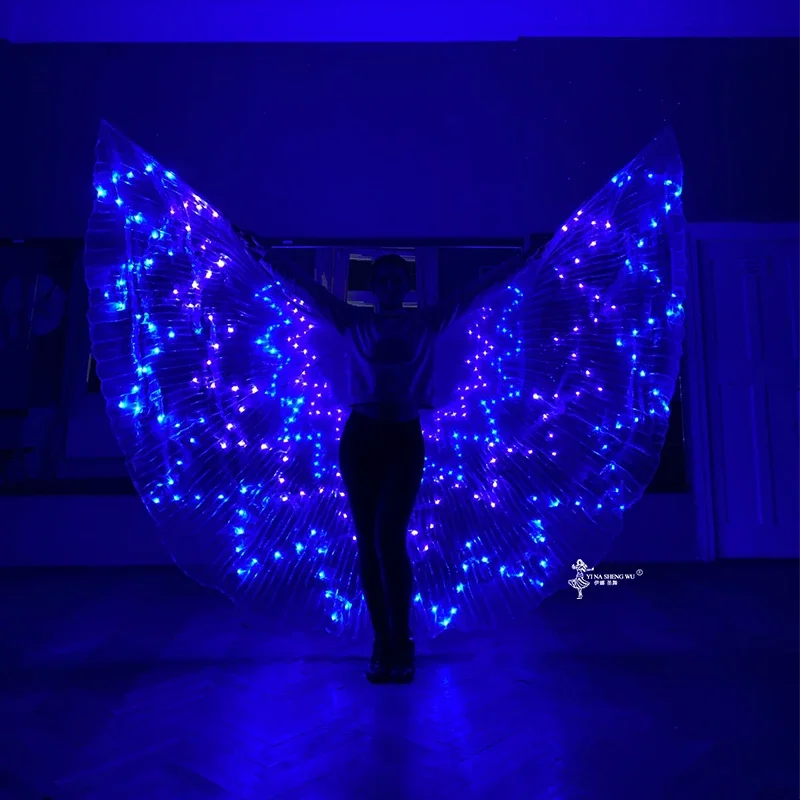Rainbow Color Alas Angle Led Wings Adult Led Costume Belly Dance LED Wings Children Performance Fluorescent Butterfly Isis Wings
Rainbow Color Alas Angle Led Wings Adult Led Costume Belly Dance LED Wings Children Performance Fluorescent Butterfly Isis Wings