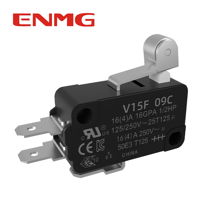 Микропереключатель ENMG с ограничением хода, серебряные контакты, микросенсорный переключатель V15F-01C, сменные контакты из серебряного никелевого сплава Omron KC CE.
Микропереключатель ENMG с ограничением хода, серебряные контакты, микросенсорный переключатель V15F-01C, сменные контакты из серебряного никелевого сплава Omron KC CE.