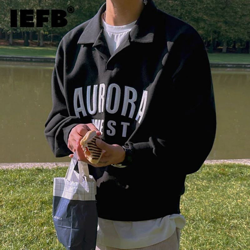IEFB Lapel Men Sweatshirt Vintage Contrast Color Letter Printing Loose Male Pullover Tops Korean Stylish Spring New 2024 9C4603
IEFB Lapel Men Sweatshirt Vintage Contrast Color Letter Printing Loose Male Pullover Tops Korean Stylish Spring New 2024 9C4603