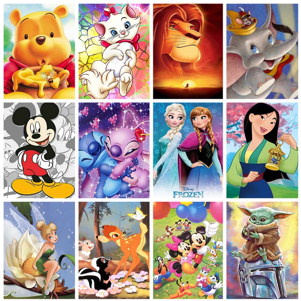 Disney DIY 5D Diamond Painting Cartoon Princess Full Mosaic Lilo Stitch Embroidery Handmade Rhinestone Pictures Home Decor Gift
Disney DIY 5D Diamond Painting Cartoon Princess Full Mosaic Lilo Stitch Embroidery Handmade Rhinestone Pictures Home Decor Gift