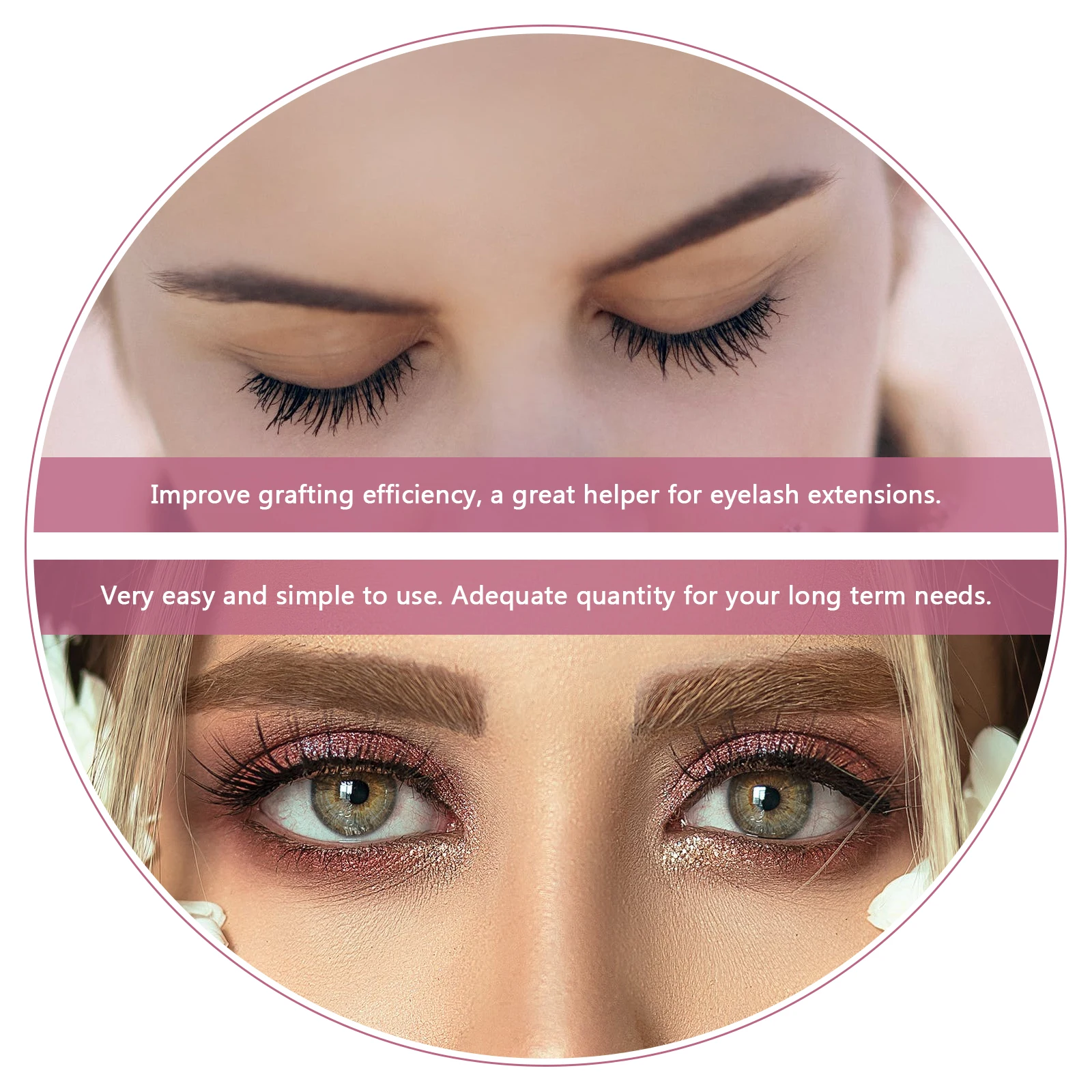 100Pcs Eyelash Glue Cup Plastic Disposable Glue Pallets Compact Lightweight Portable Safe Hygienic Professional Beauty Salon Use 
100Pcs Eyelash Glue Cup Plastic Disposable Glue Pallets Compact Lightweight Portable Safe Hygienic Professional Beauty Salon Use