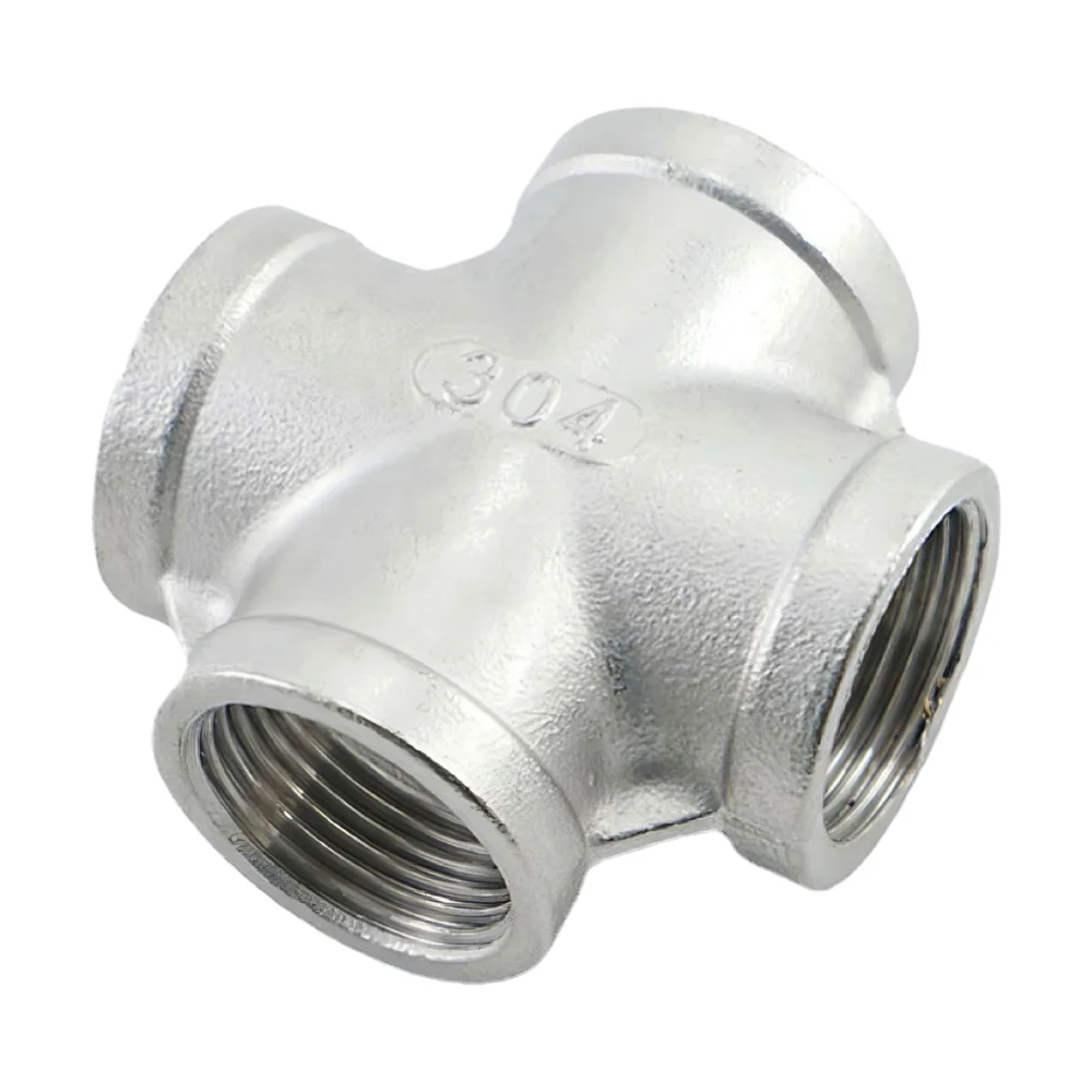 304 Stainless Steel 4-Way Connector Internal Thread Sturdy Water Pipe Joint 1/2"/1"/3/4"/2"/1-1/2"/1-1/4"/3/8"1/4" Durable
304 Stainless Steel 4-Way Connector Internal Thread Sturdy Water Pipe Joint 1/2"/1"/3/4"/2"/1-1/2"/1-1/4"/3/8"1/4" Durable